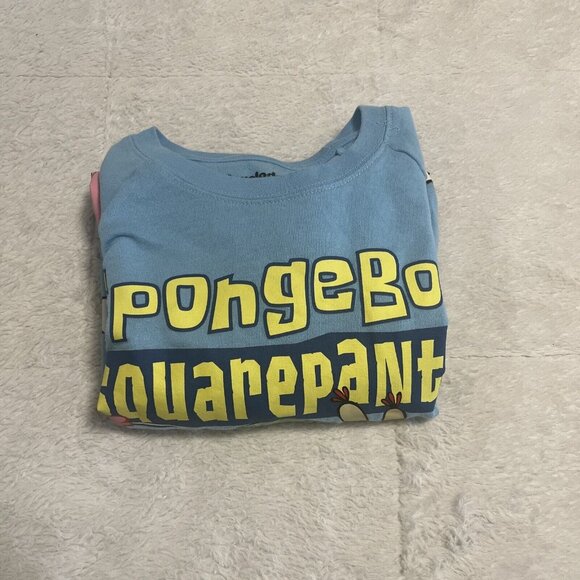 Nickelodeon Spongebob Squarepants Blue Sweatshirt Size M(7-9) - Picture 7 of 10